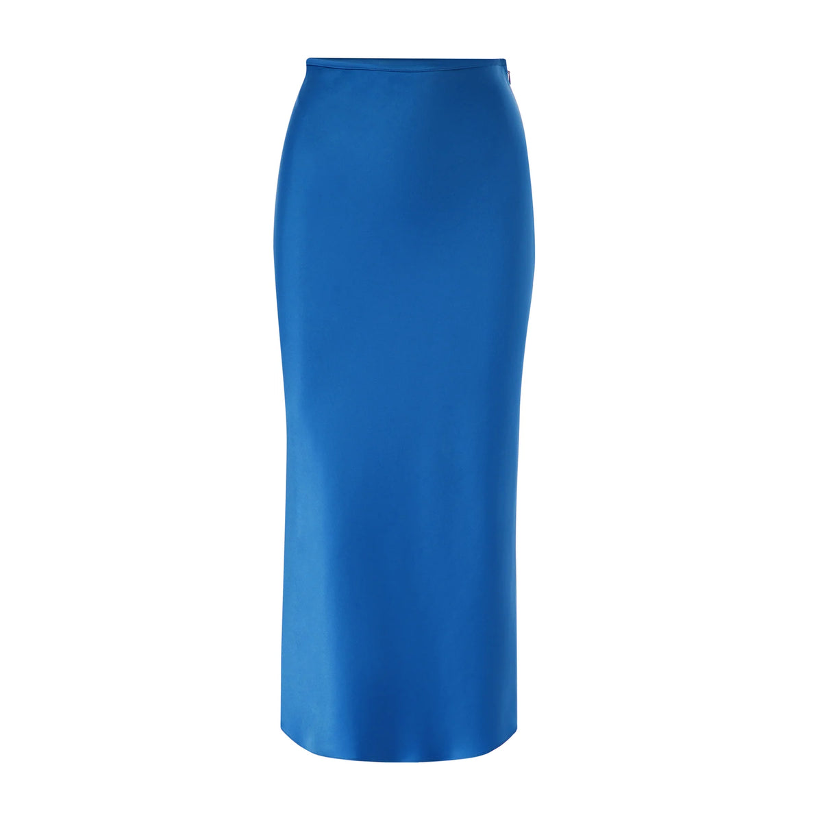 Essentials - Satin A-Line Midi Skirt