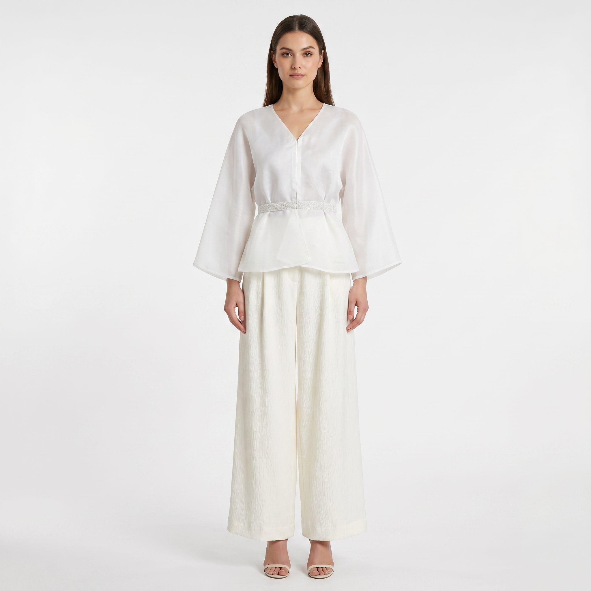Silk Beadworks High Waisted Trousers