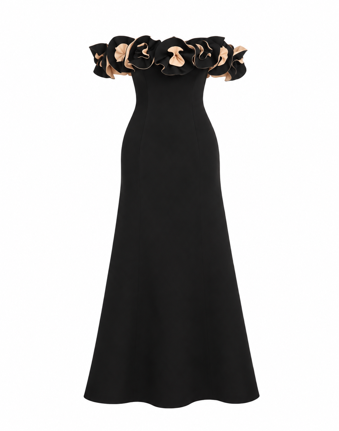 Floral Off Shoulder Maxi Dress
