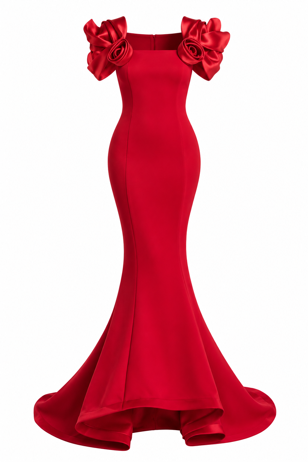 Rose Sleeve Panel Maxi Dress