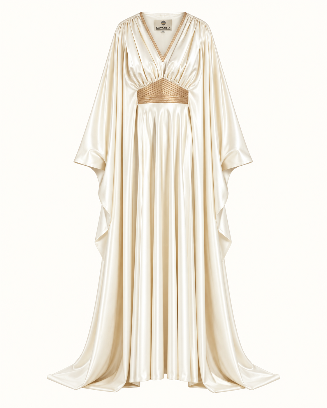 Shimmery Crepe Kaftan
