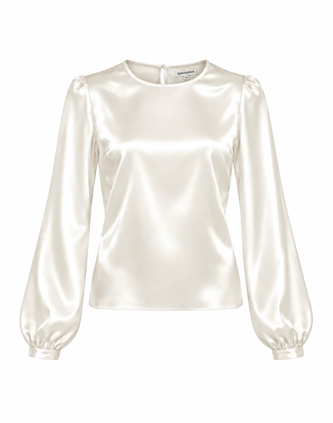 Essentials Shimmer Long-Sleeve Blouse