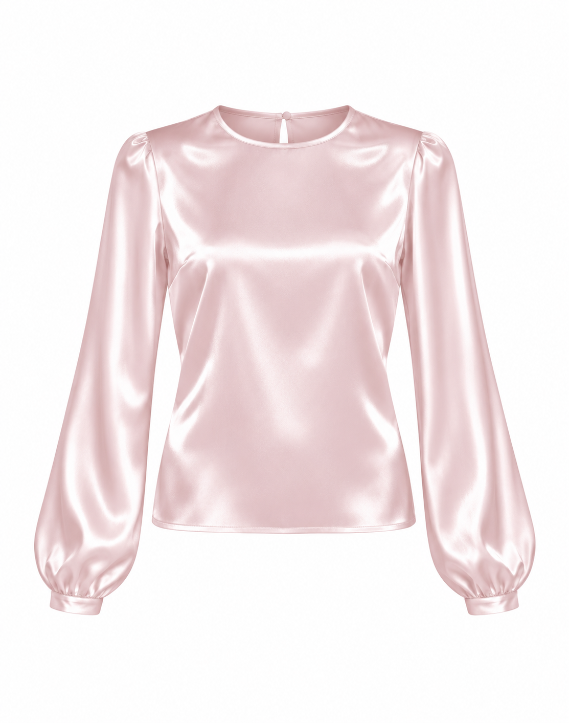 Essentials Shimmer Long-Sleeve Blouse