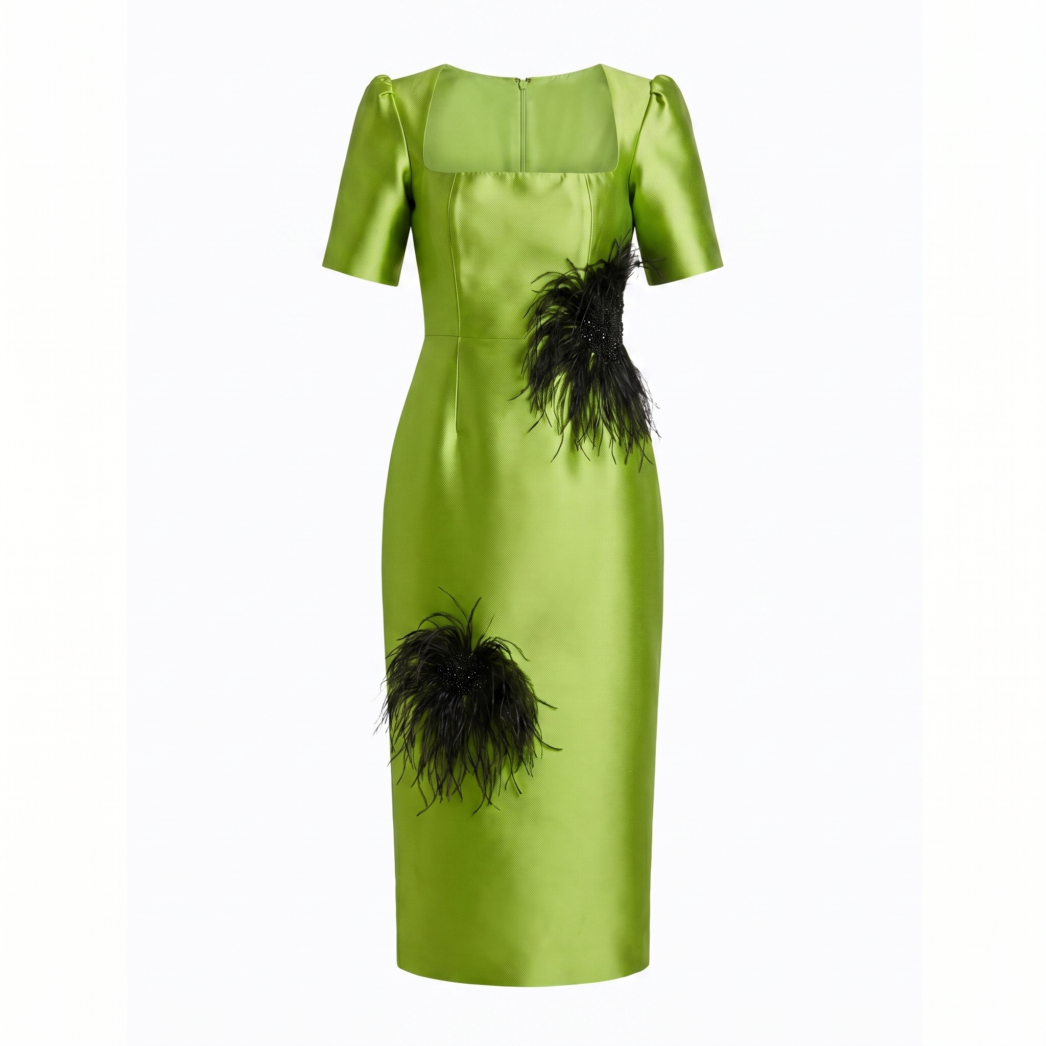 Amahle Feather Embellished Dress