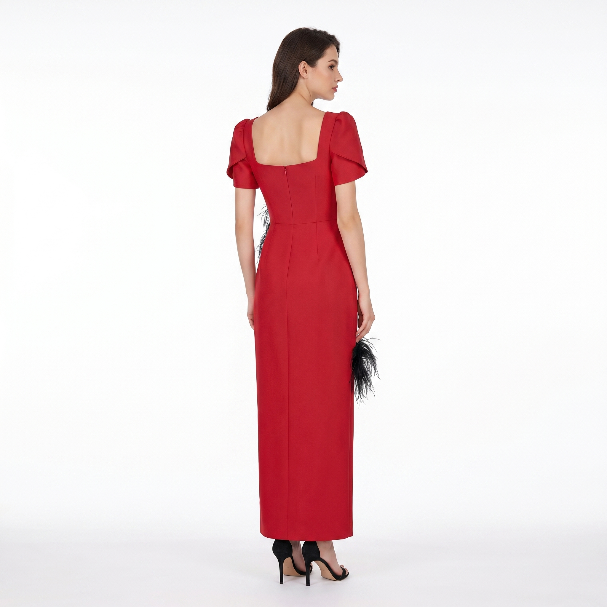 Amahle Feather Embellished Dress