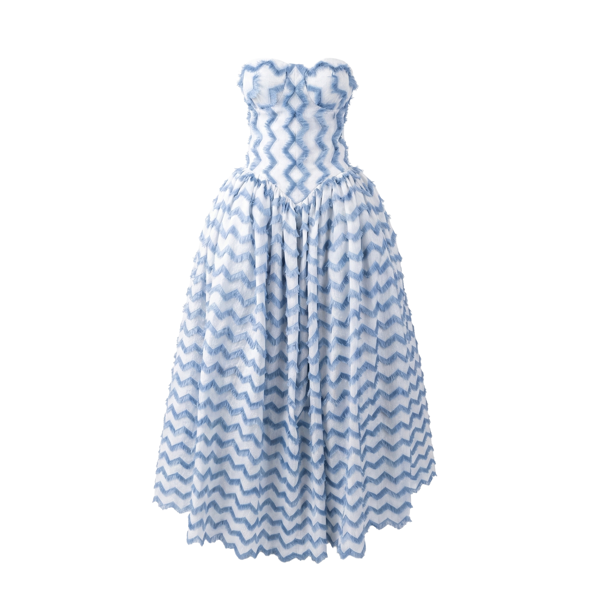 Chevron Fringe Corset Dress