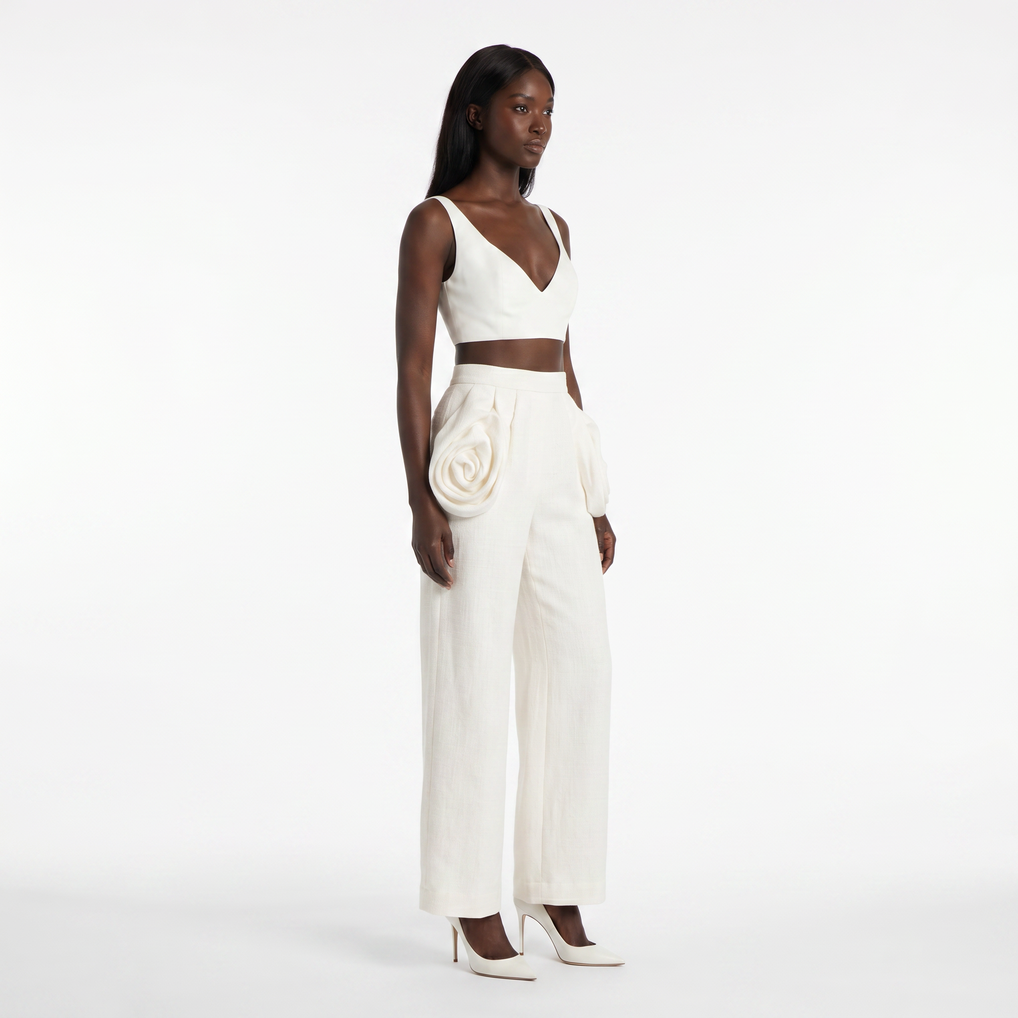 Hemp Draped Pocket Trousers