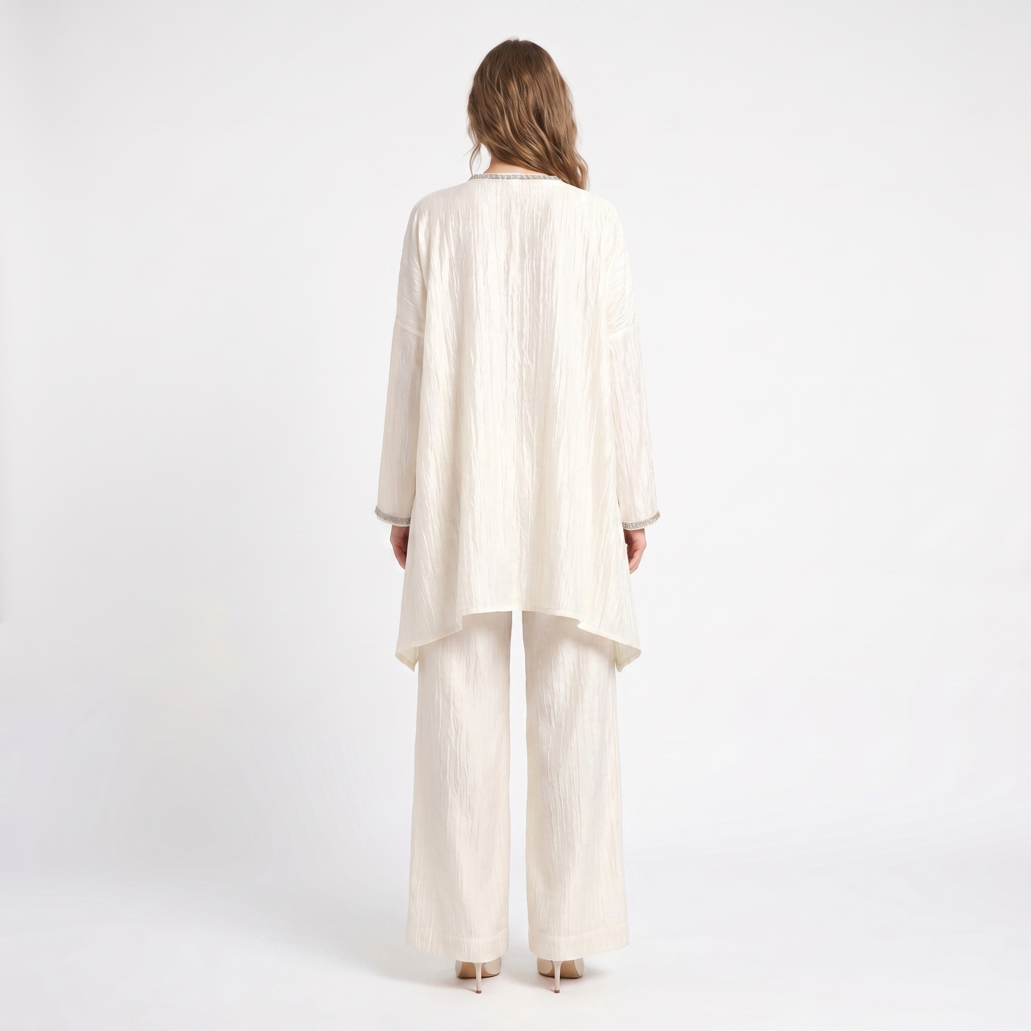 Embellished Linen Tunic