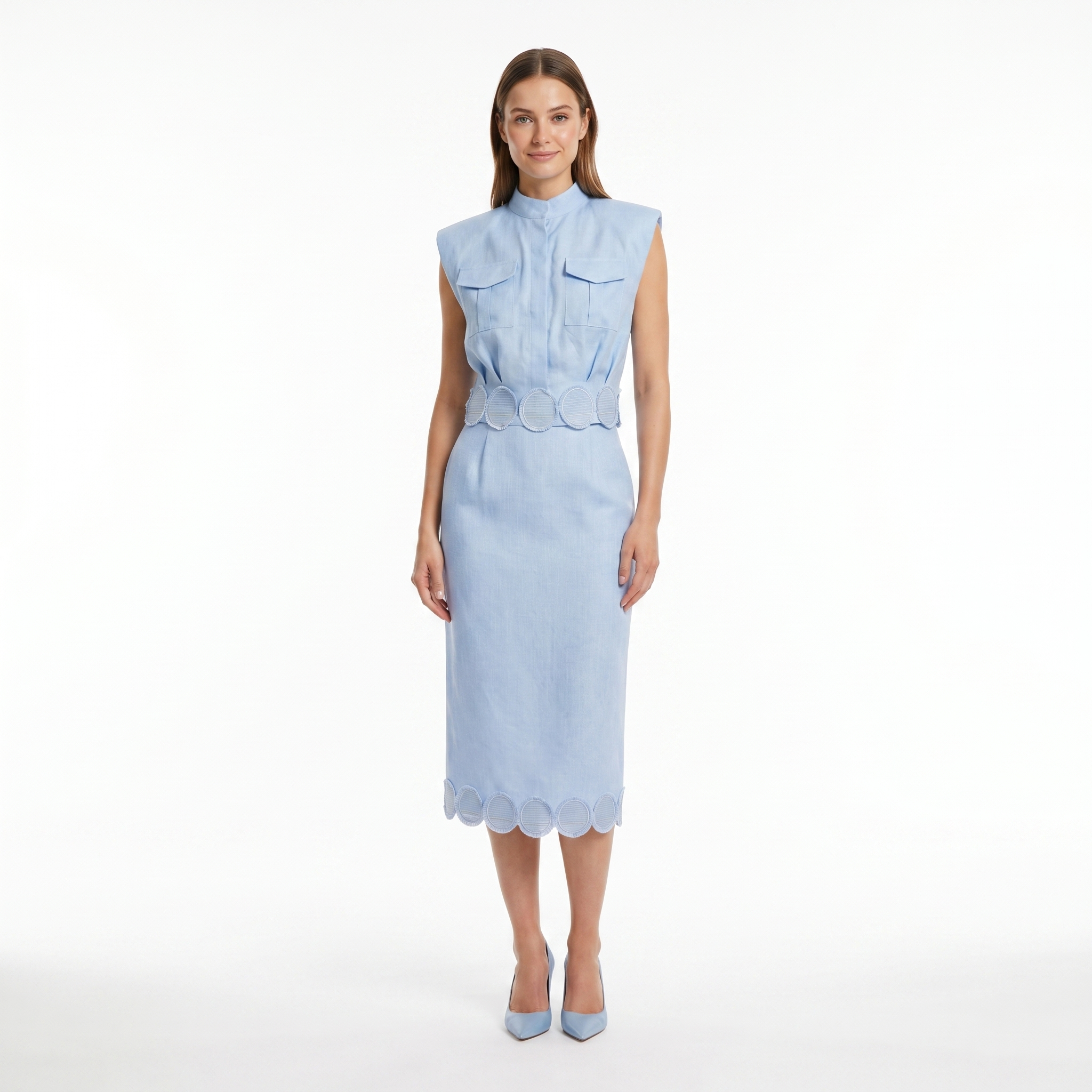 Hemp Logo Applique pencil Skirt