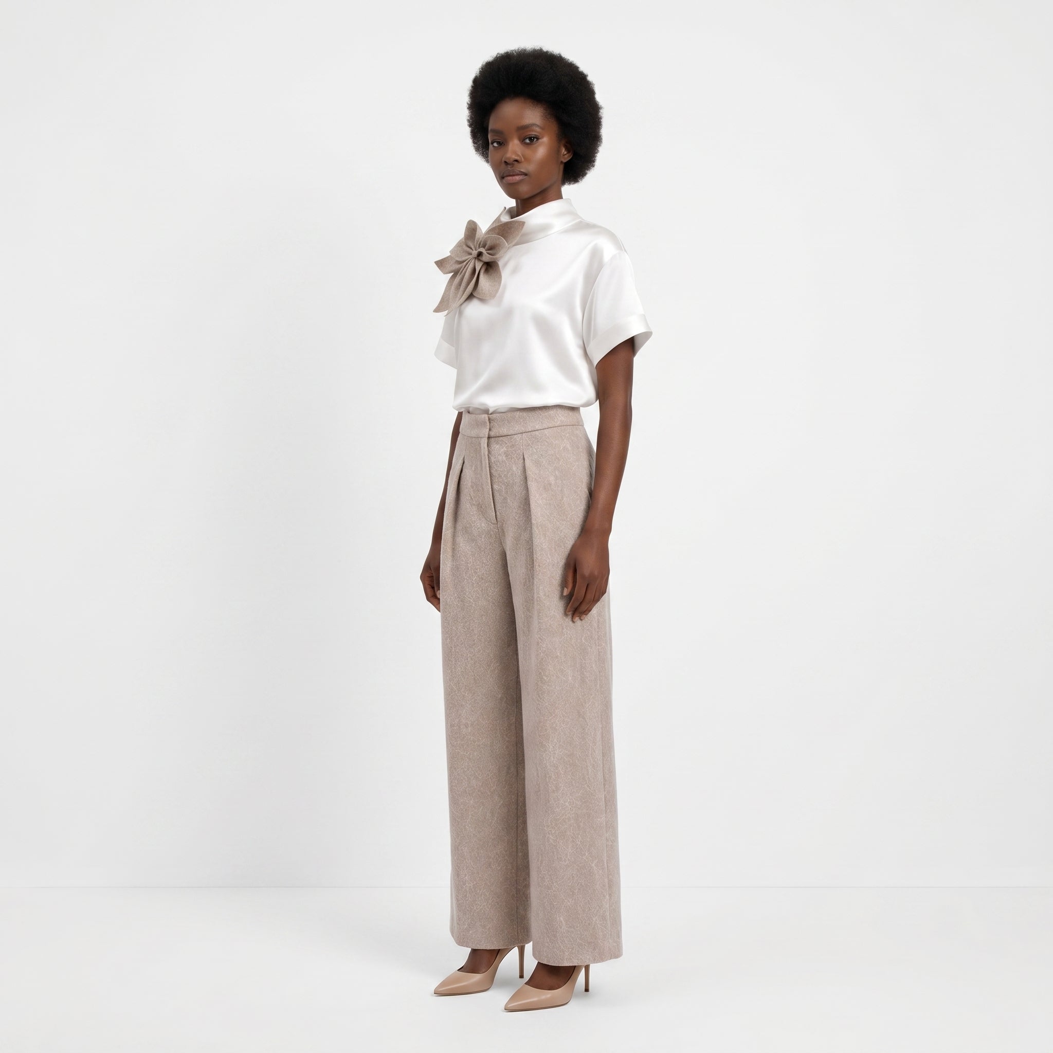 Velu Silk Palazzo Trousers