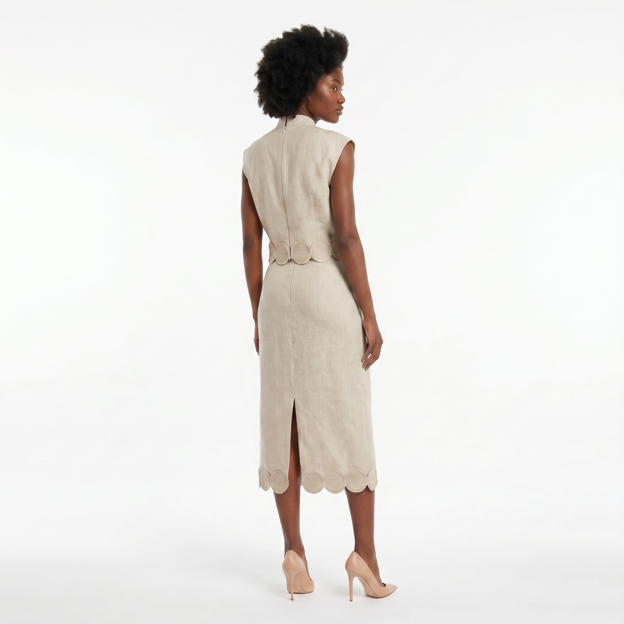 Hemp Logo Applique Pencil Skirt