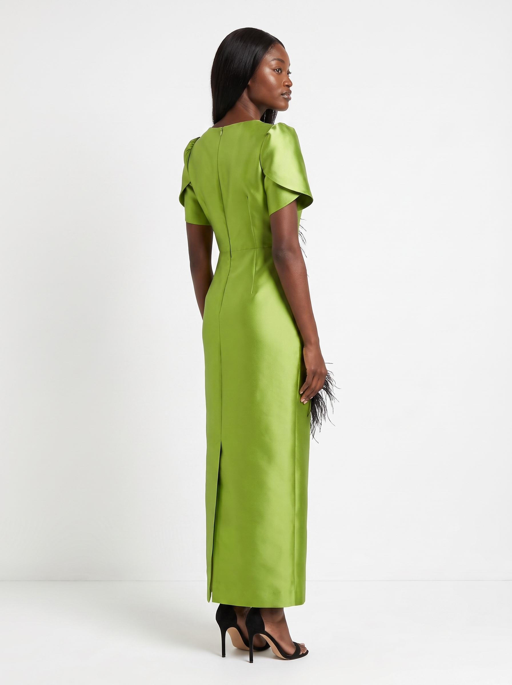 Amahle Feather Embellished Dress