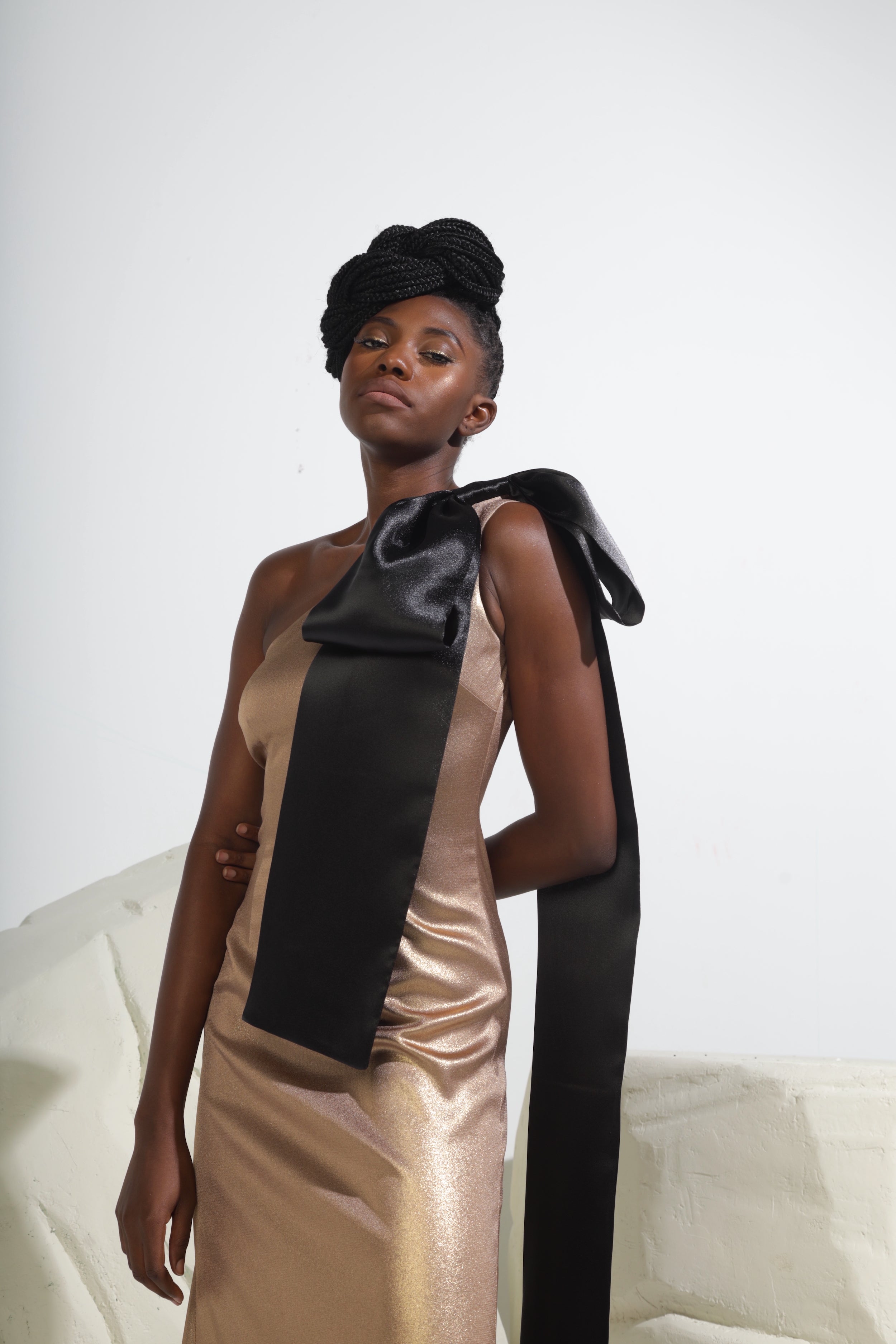 Savanna Signature Bow Maxi Dress