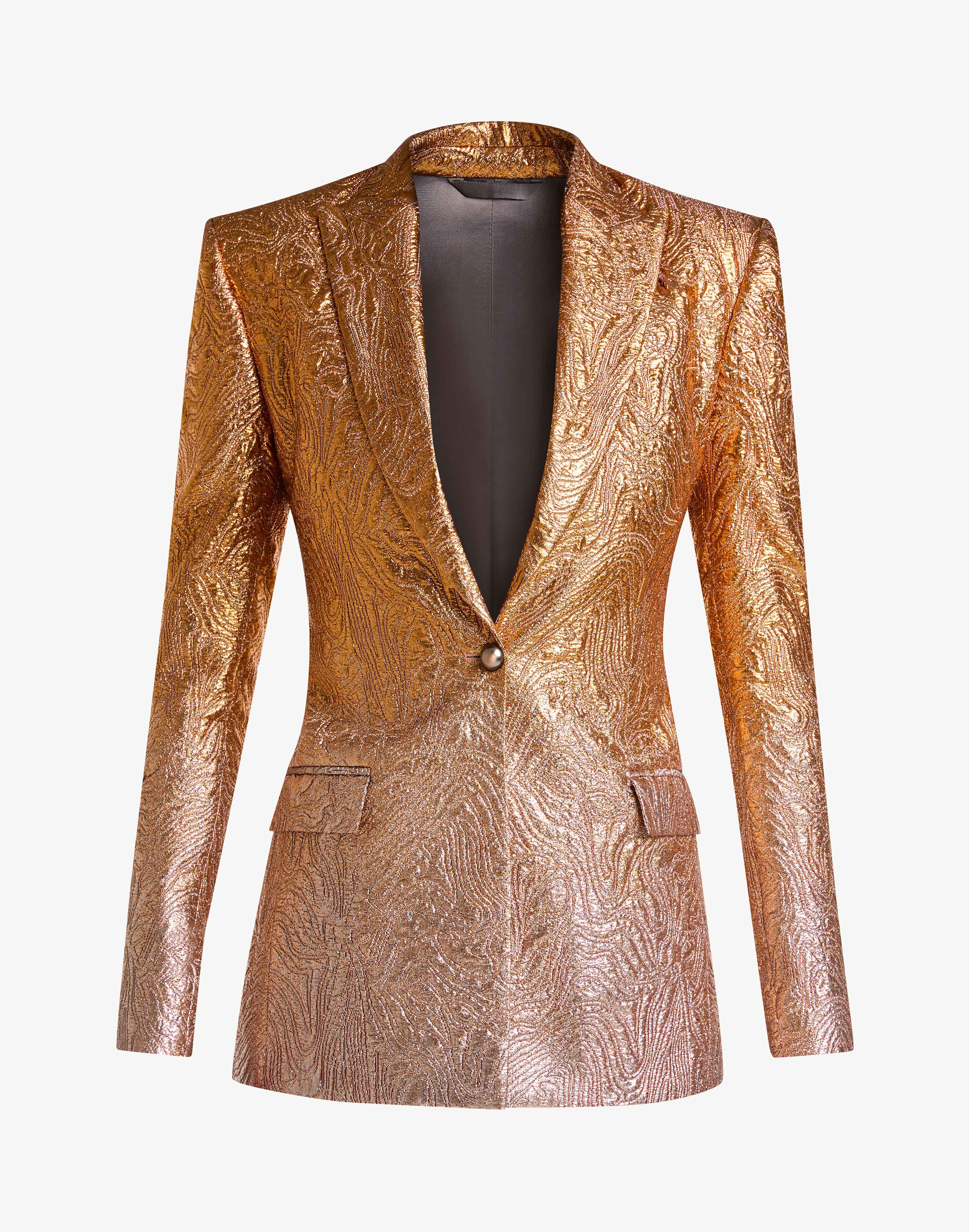 Brocade tailored jacket