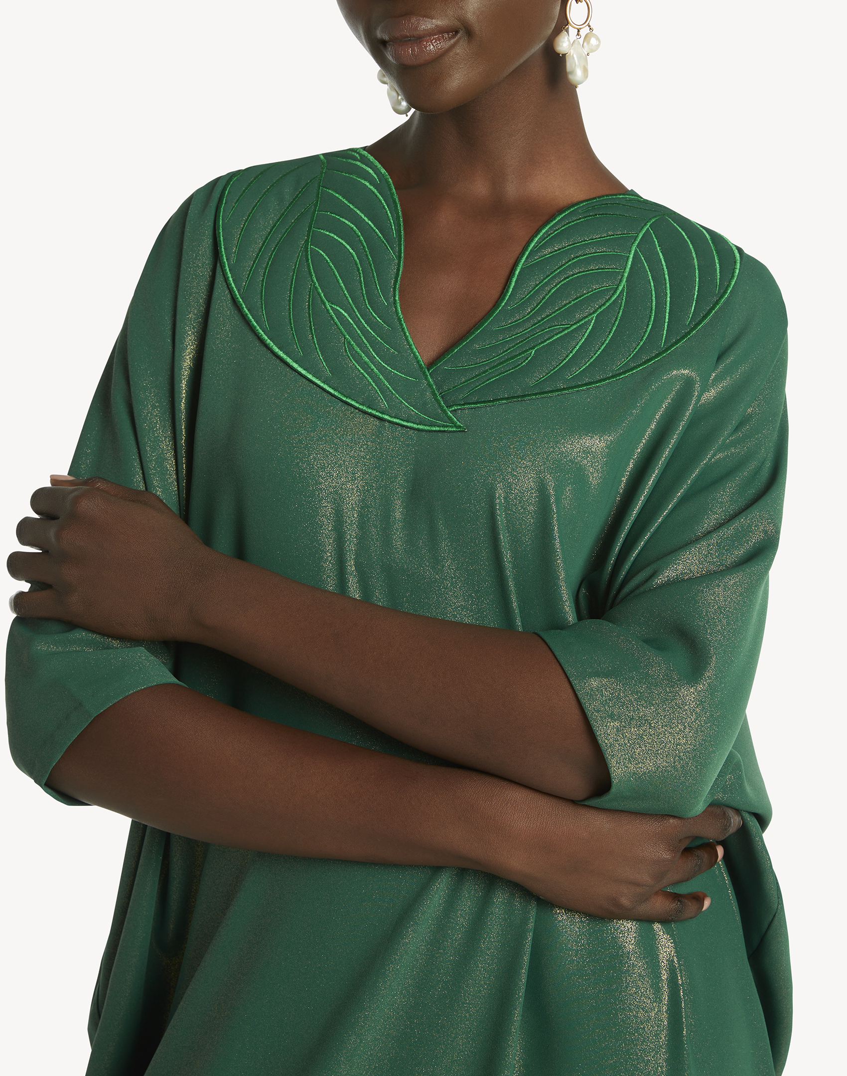 Salma Leaf Kaftan