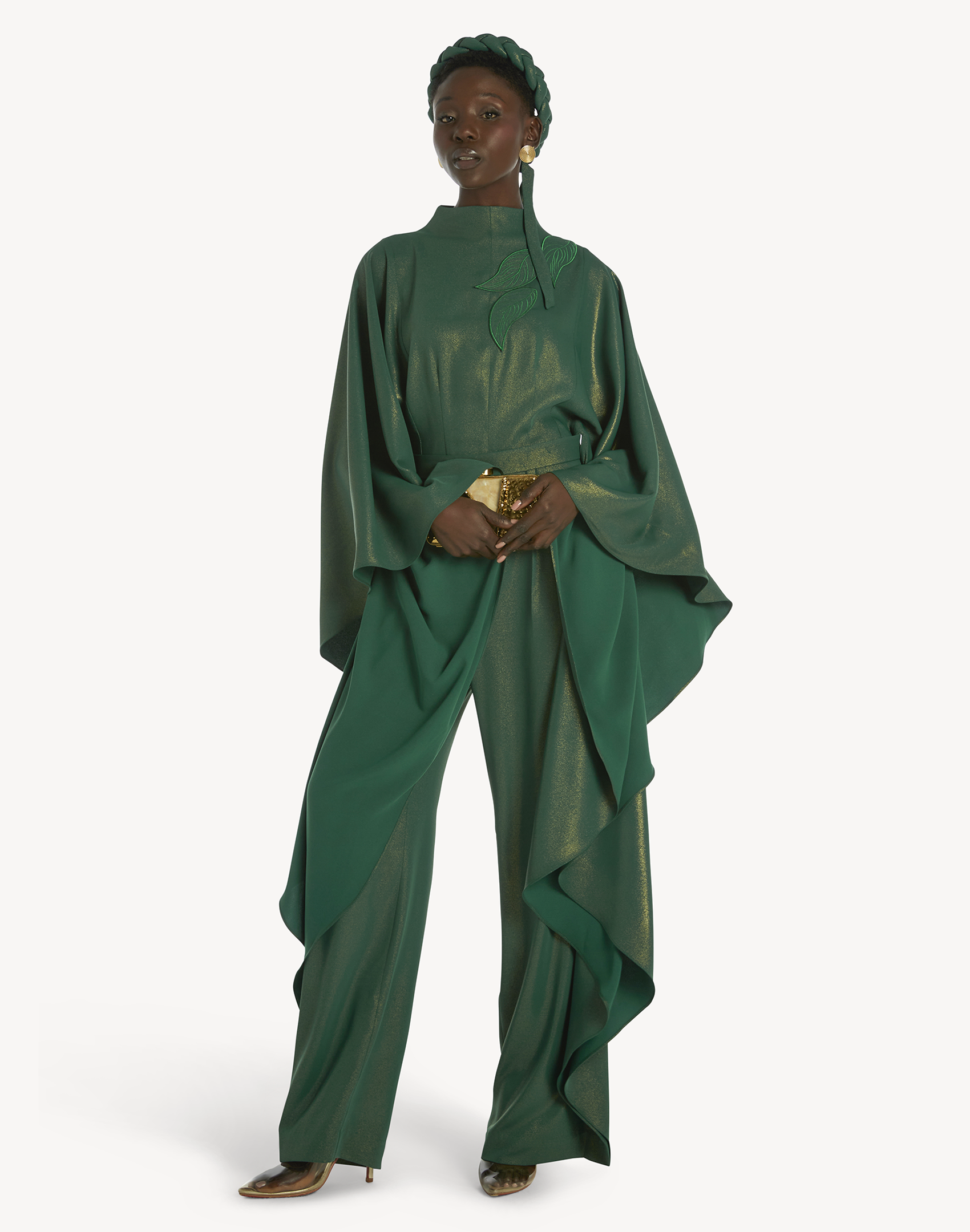 Malika High Neck Jumpsuit Kaftan