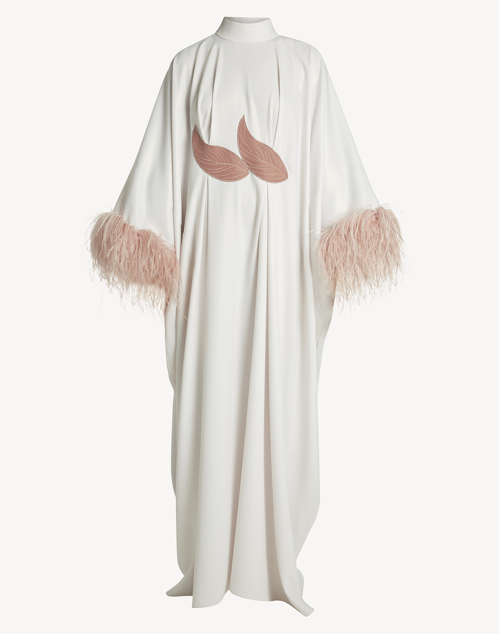 Fatma Feather-Trimmed Kaftan