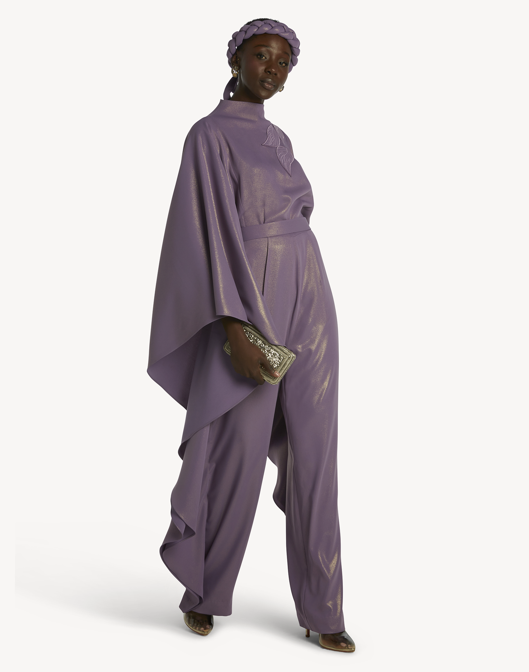 Malika High Neck Jumpsuit Kaftan