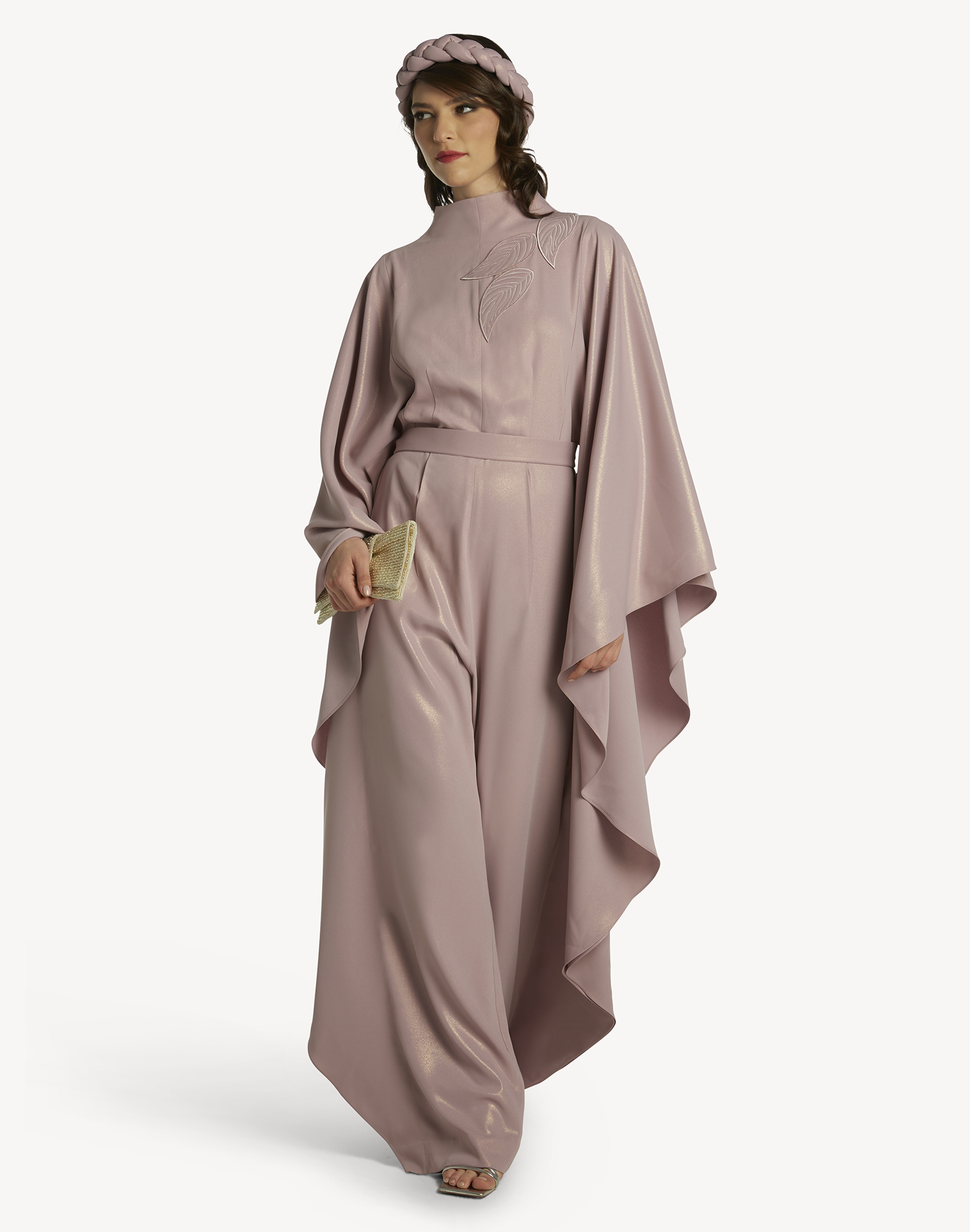 Malika High Neck Jumpsuit Kaftan