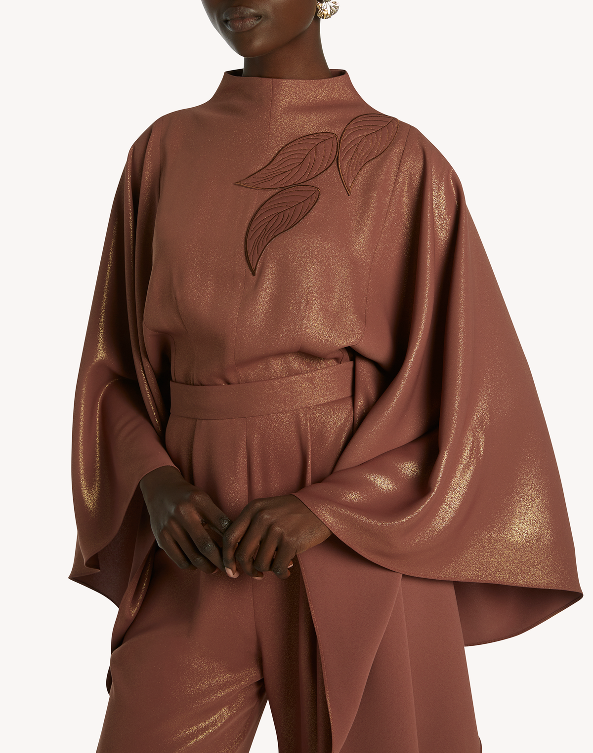 Malika High Neck Jumpsuit Kaftan