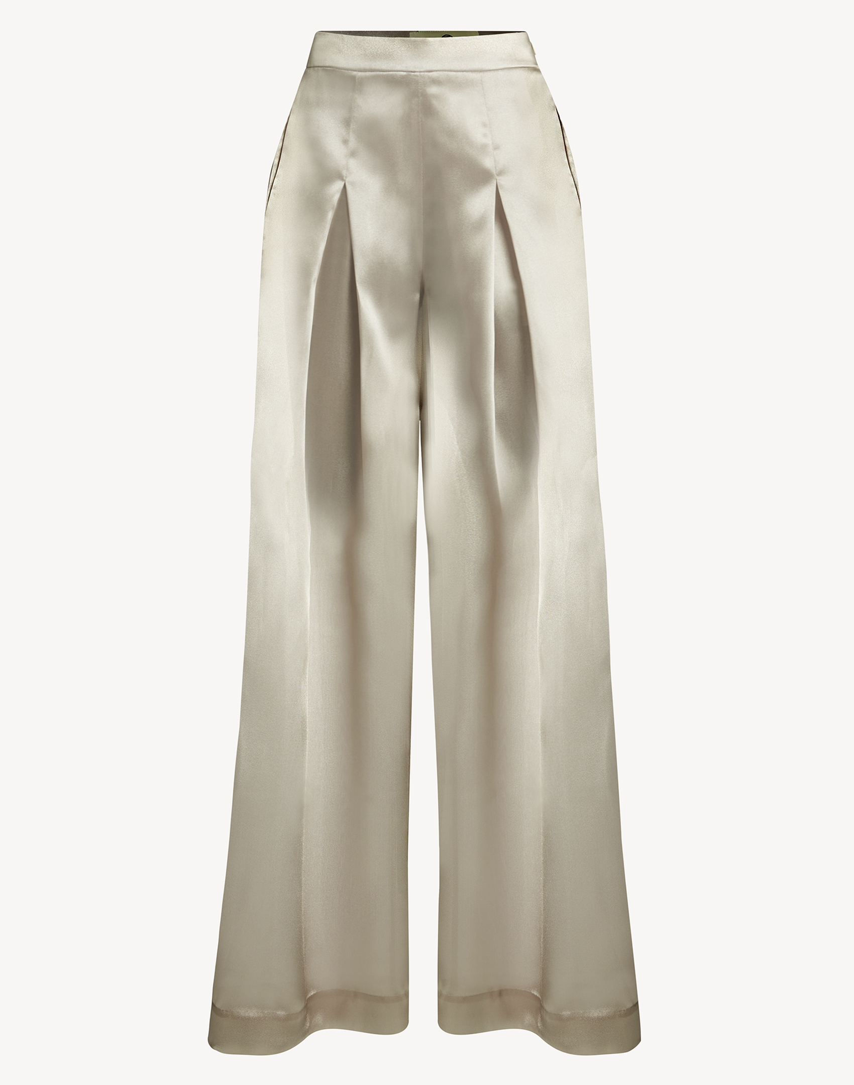 Lea Organza Pleated Trousers