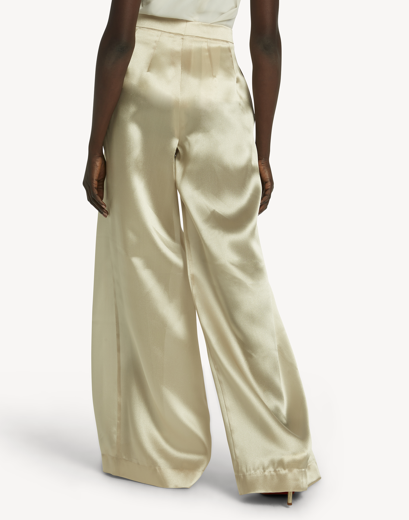 Lea Organza Pleated Trousers