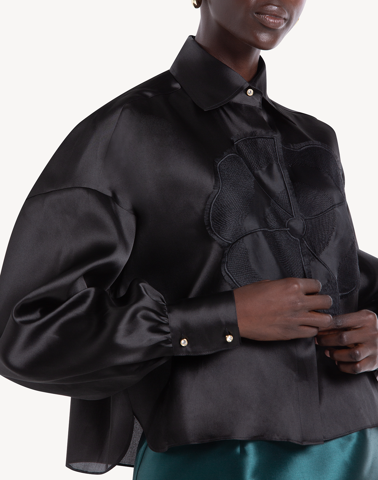 Organza Floral Summer Shirt