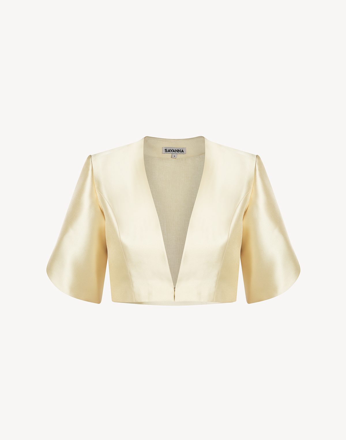 Ivy Wrapped Sleeve Cropped Jacket
