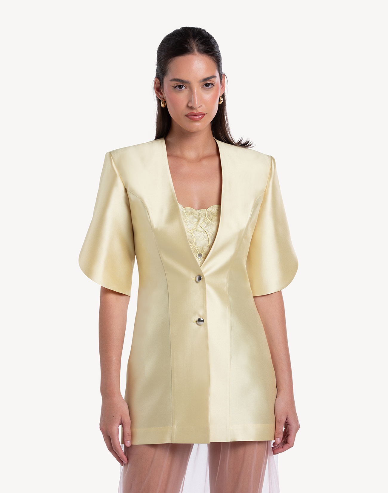 Ivy Wrapped Sleeve Jacket