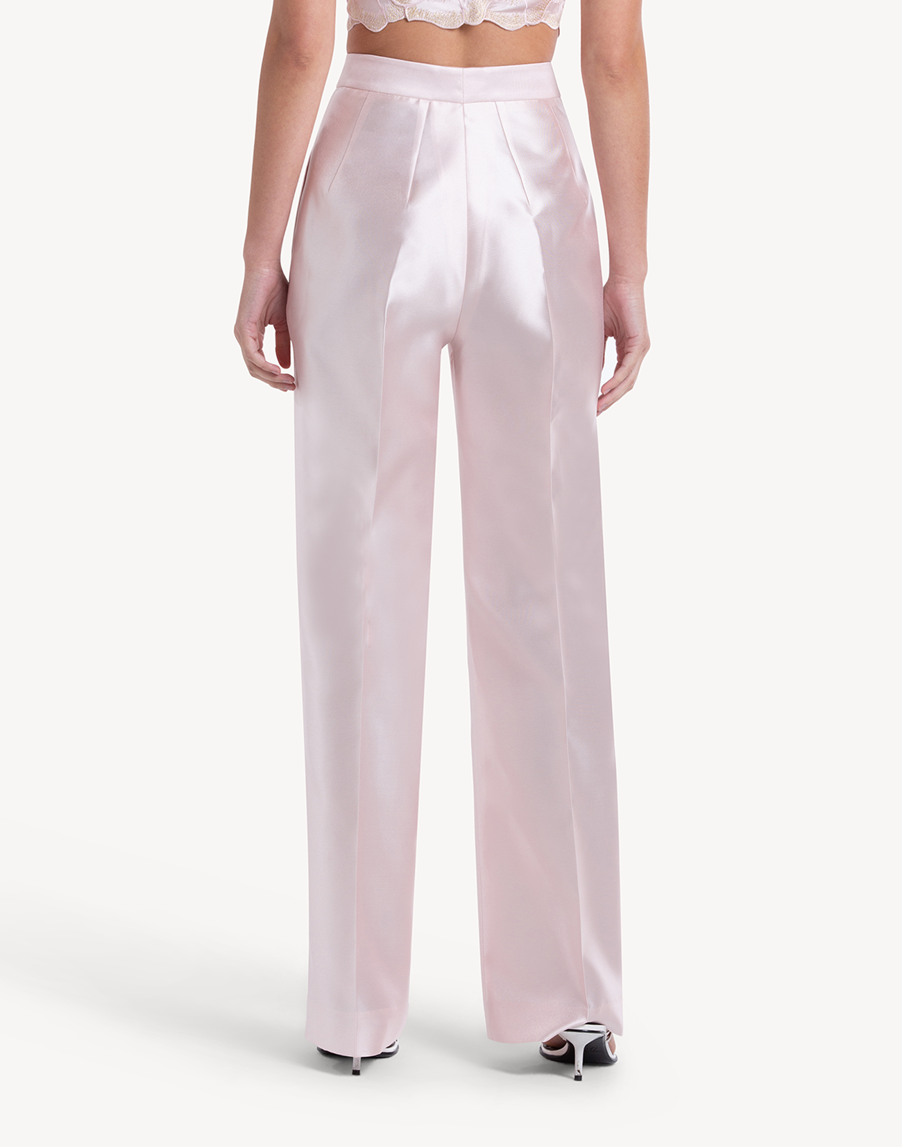Mikado High Waisted Trousers