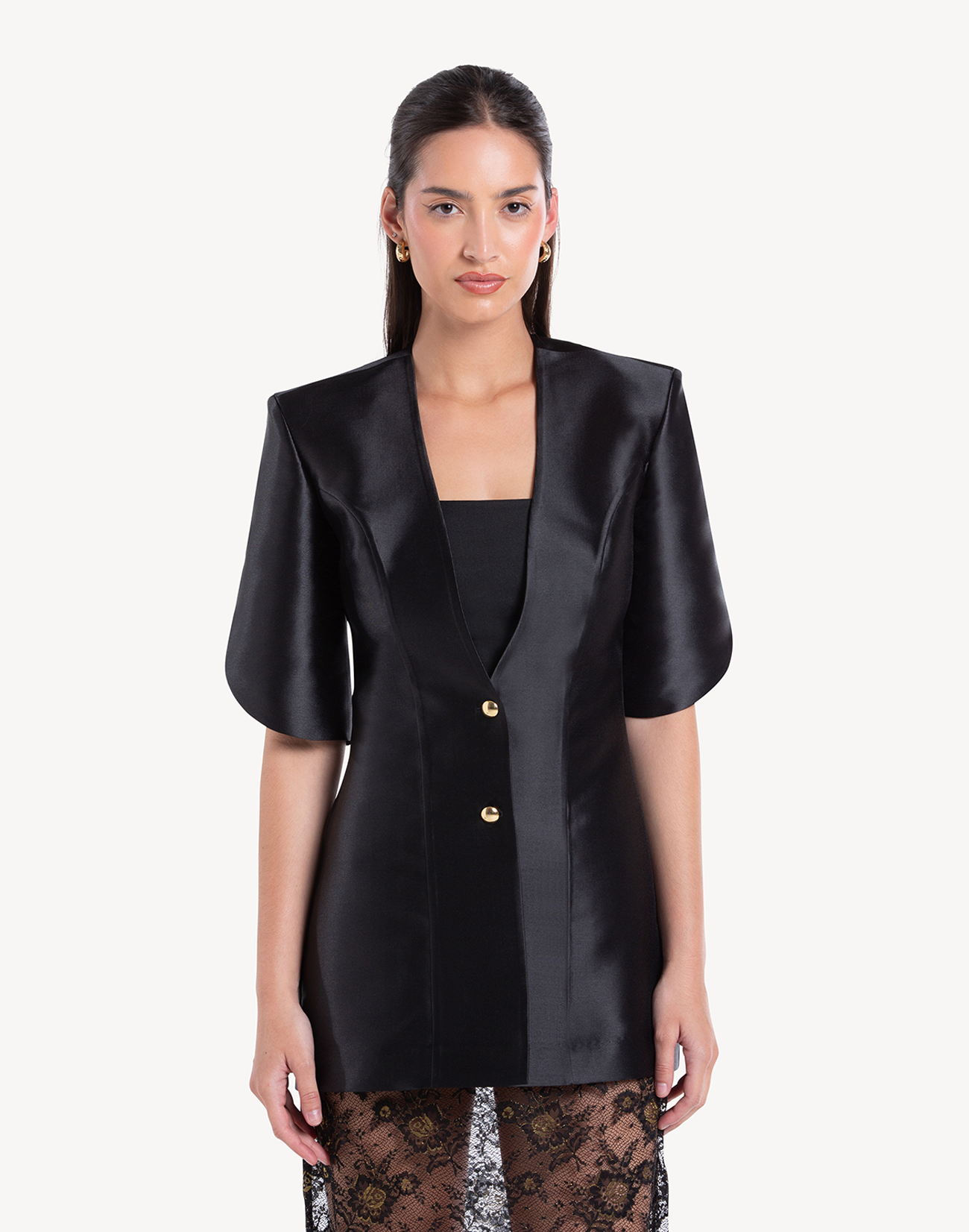 Ivy Wrapped Sleeve Jacket