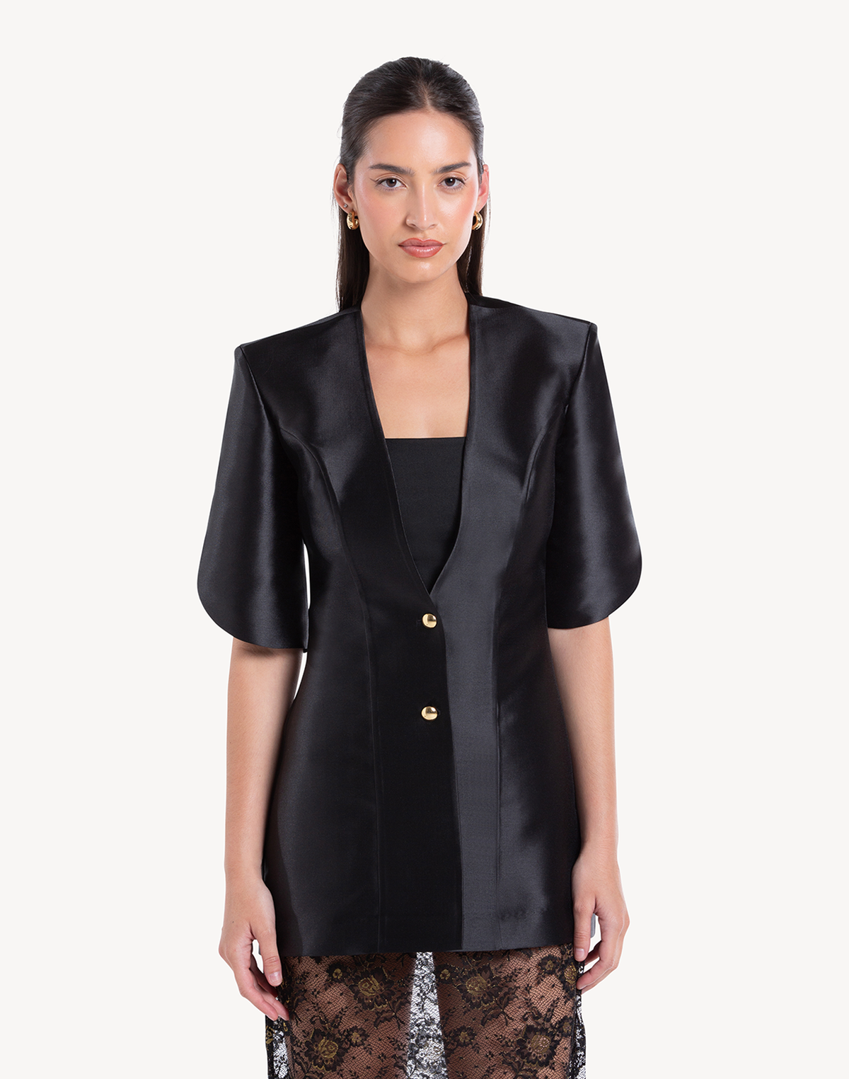 Ivy Wrapped Sleeve Jacket