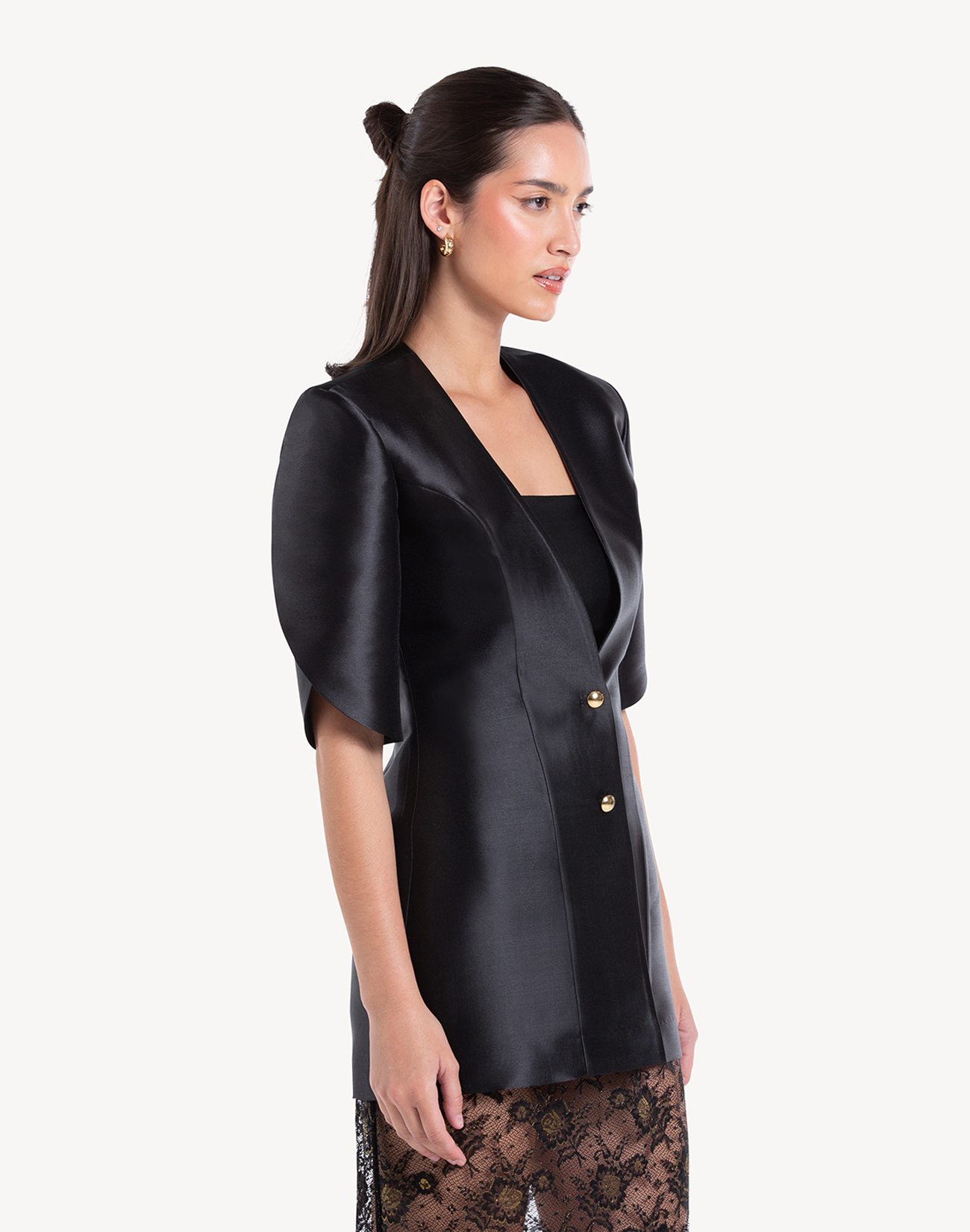 Ivy Wrapped Sleeve Jacket