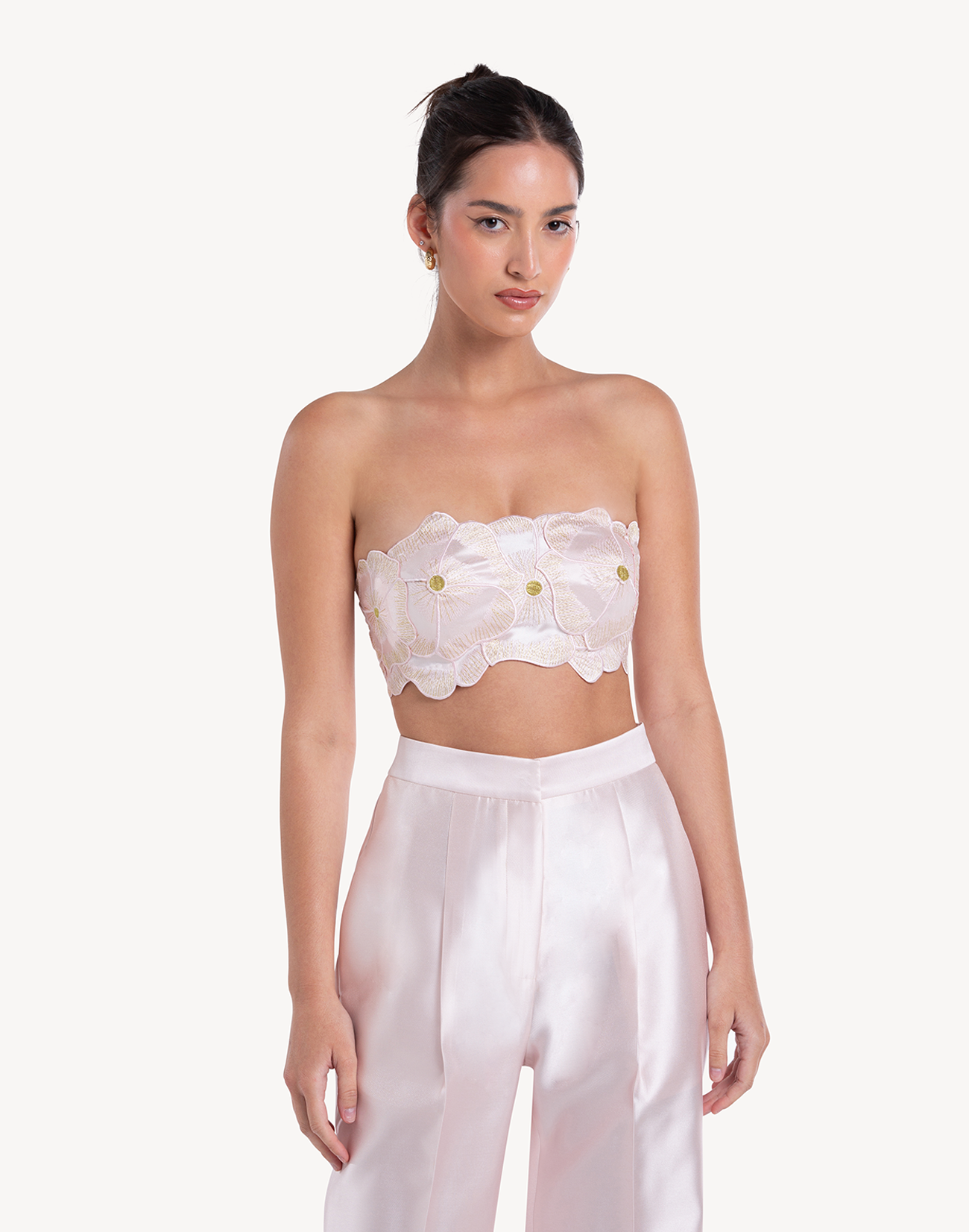 Mikado High Waisted Trousers