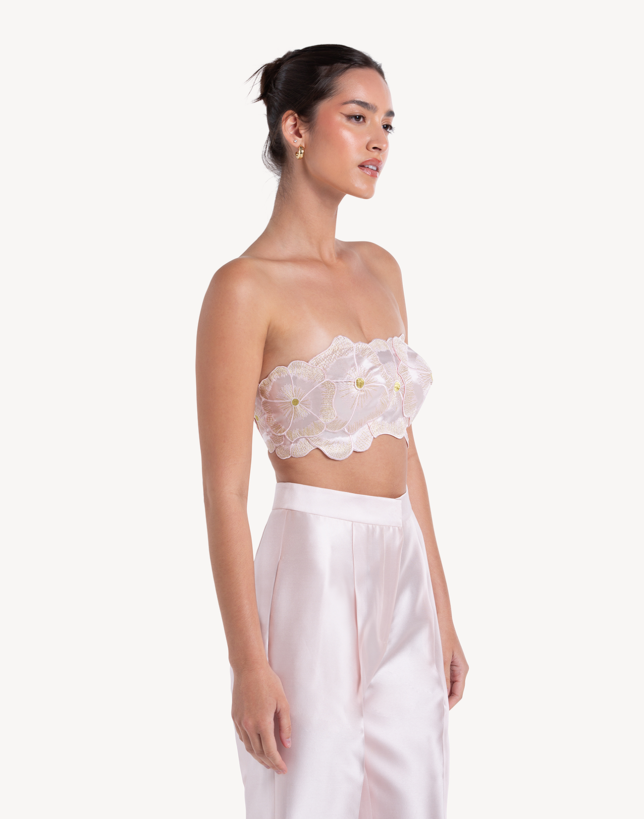 Meraki Floral Applique Corset Top