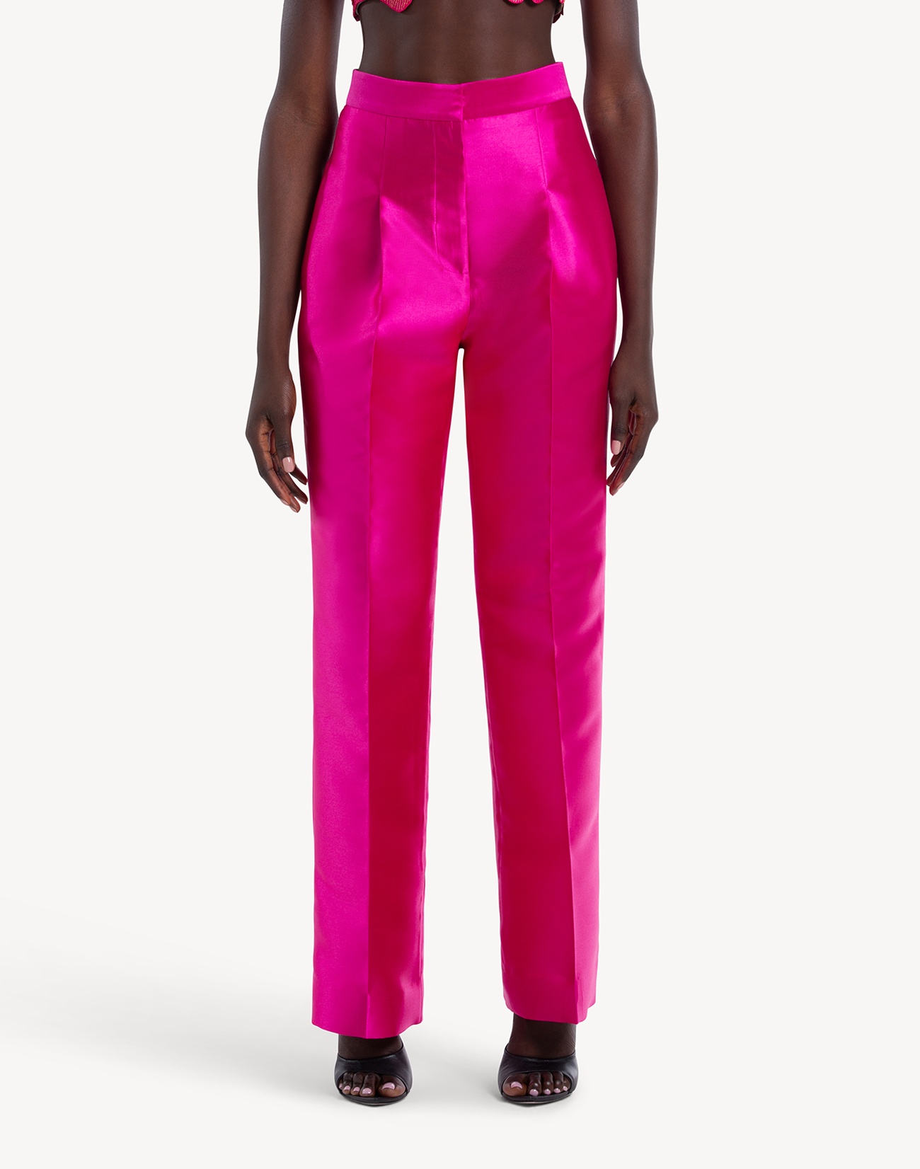 Mikado High Waisted Trousers
