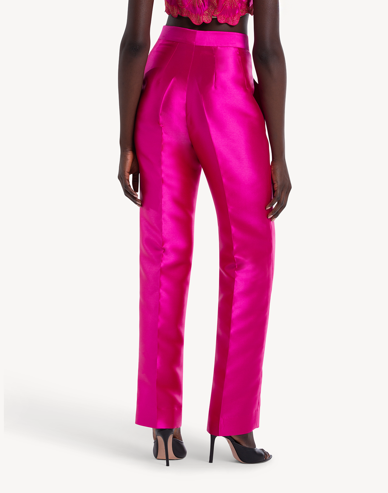 Mikado High Waisted Trousers