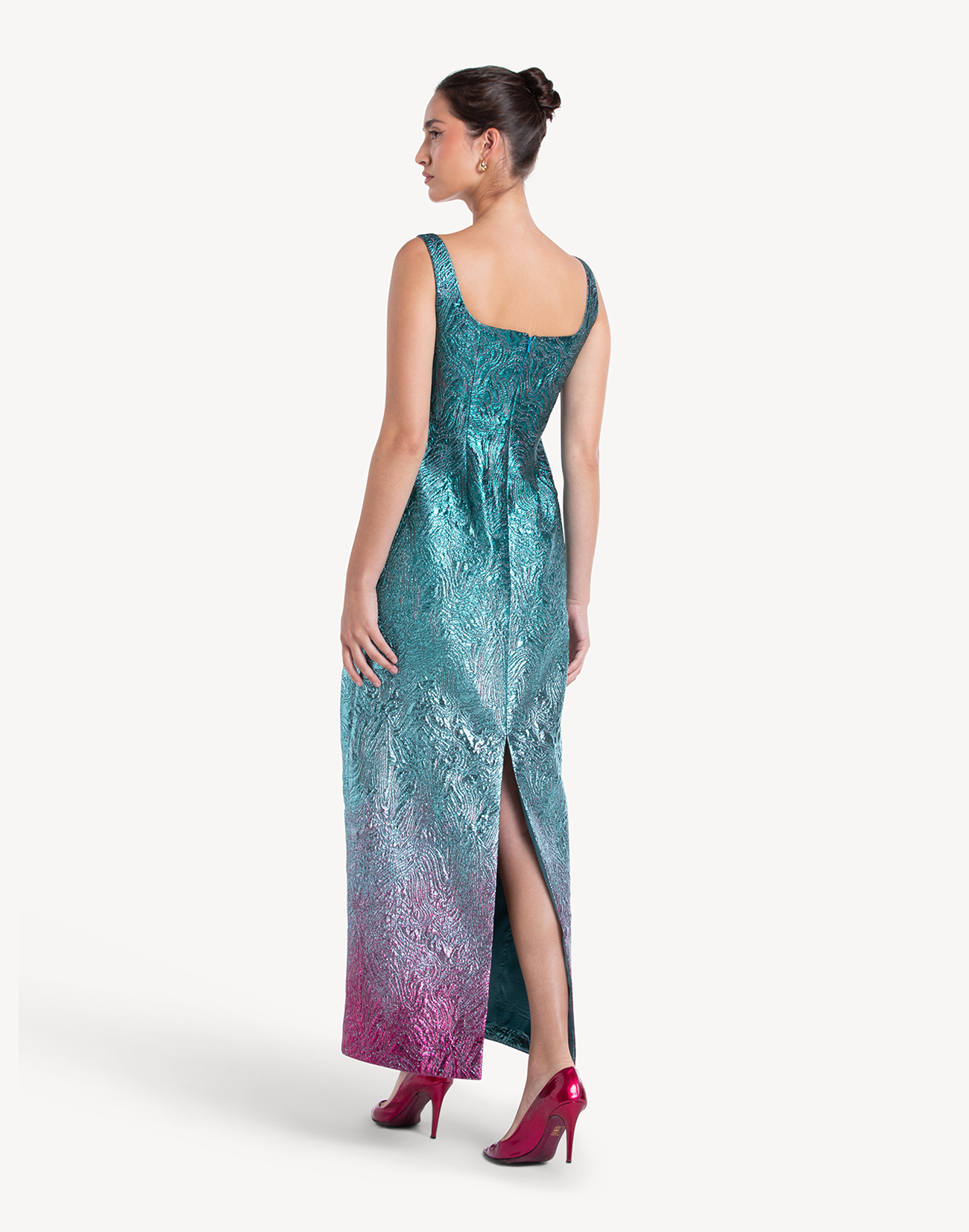 Aisha Brocade Sweetheart Dress