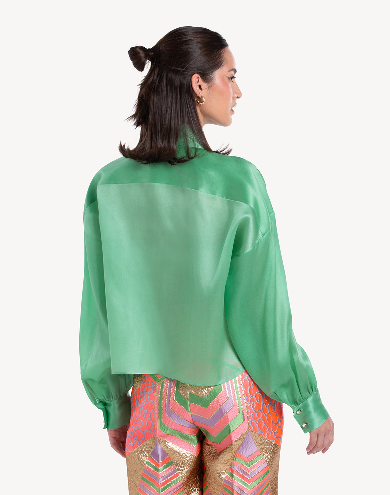 Organza Floral Summer Shirt