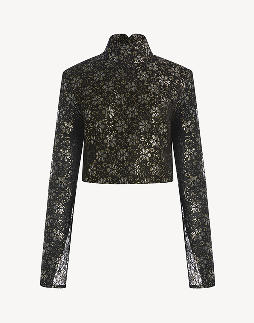 Onyx Lace Blouse