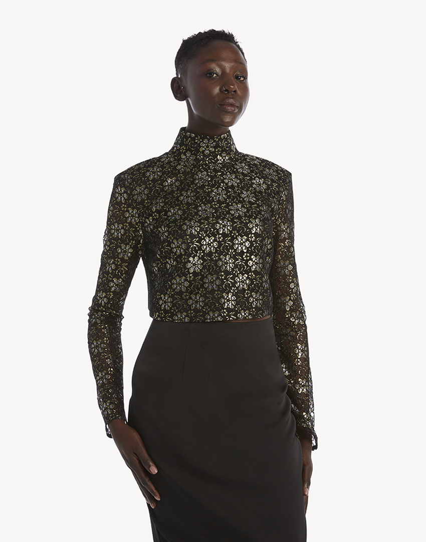 Onyx Lace Blouse