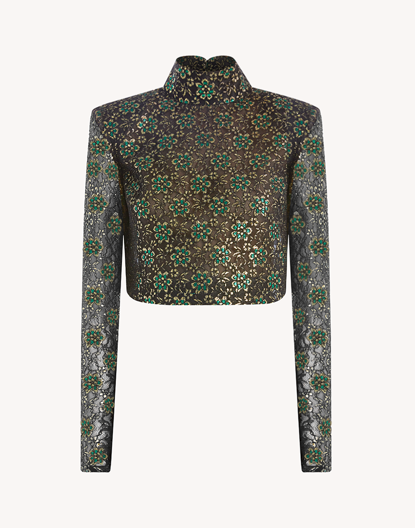 Onyx Lace Blouse