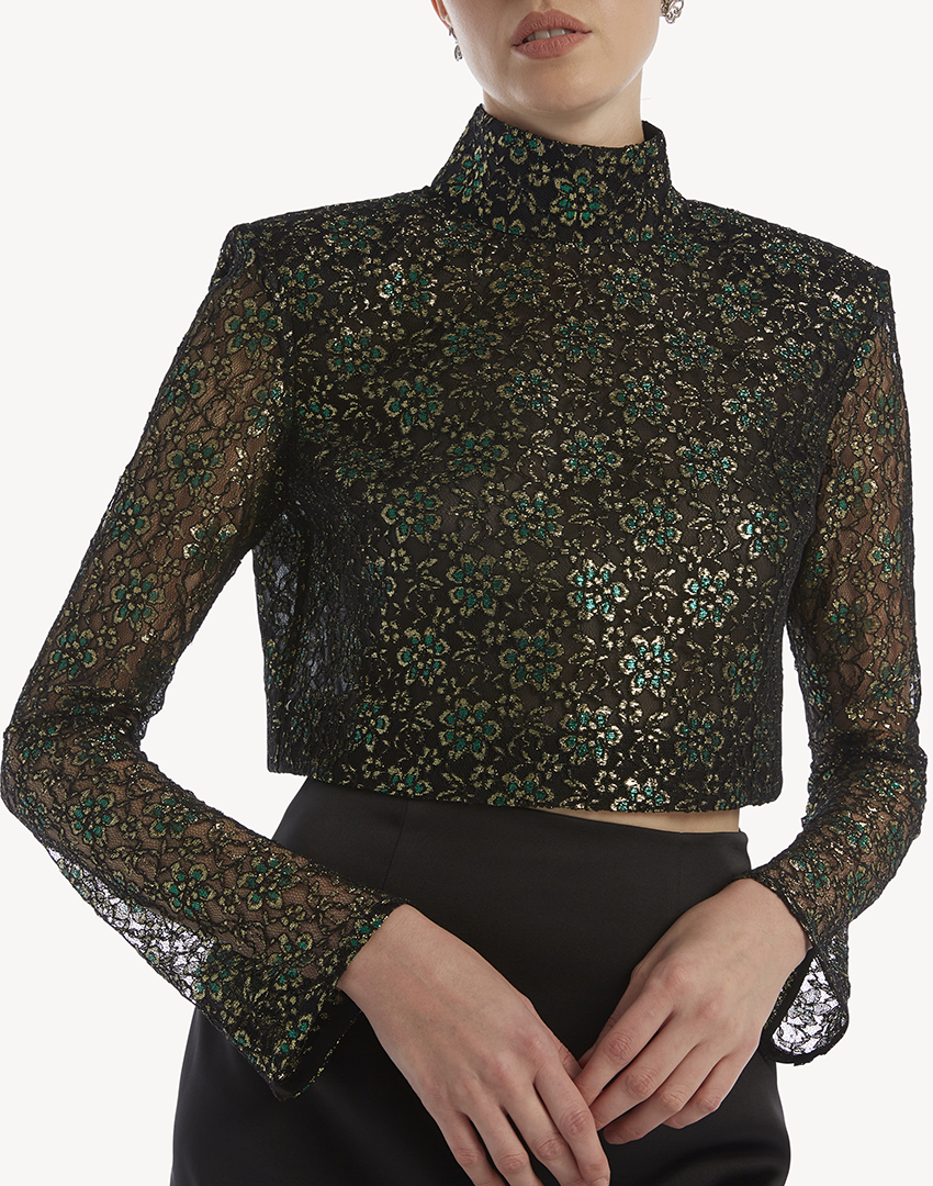 Onyx Lace Blouse