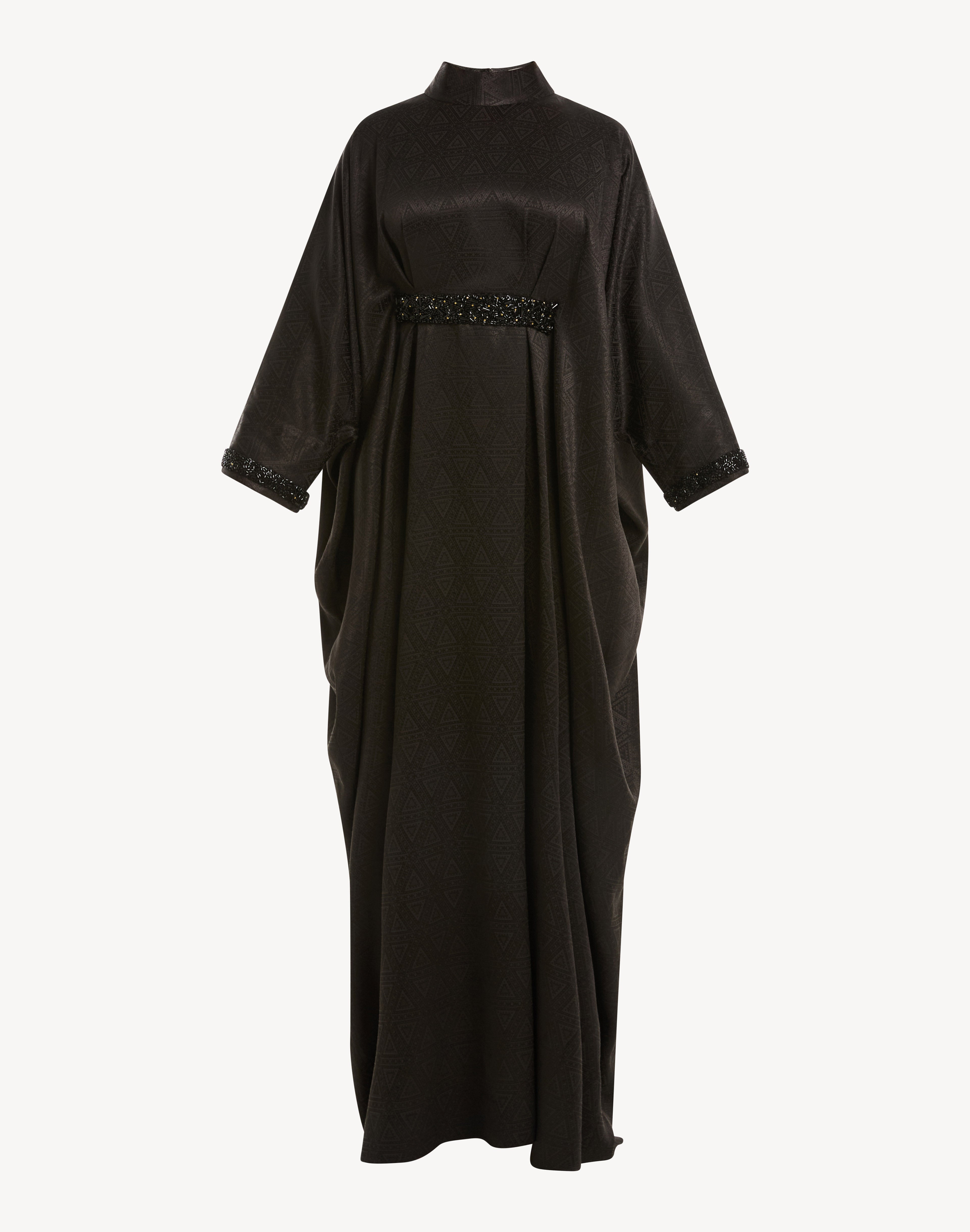 Dune Beaded High-Neck Kaftan