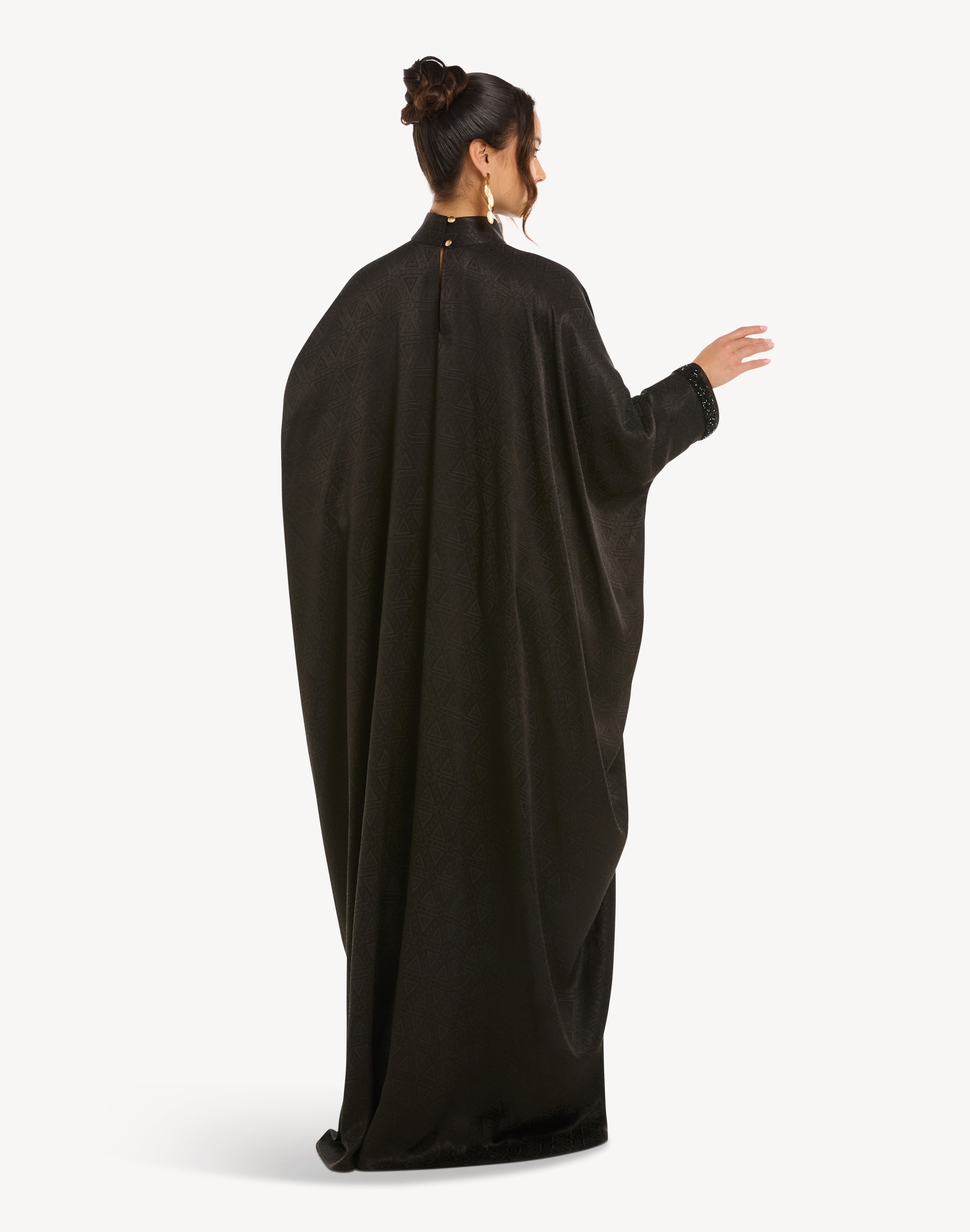 Dune Beaded High-Neck Kaftan