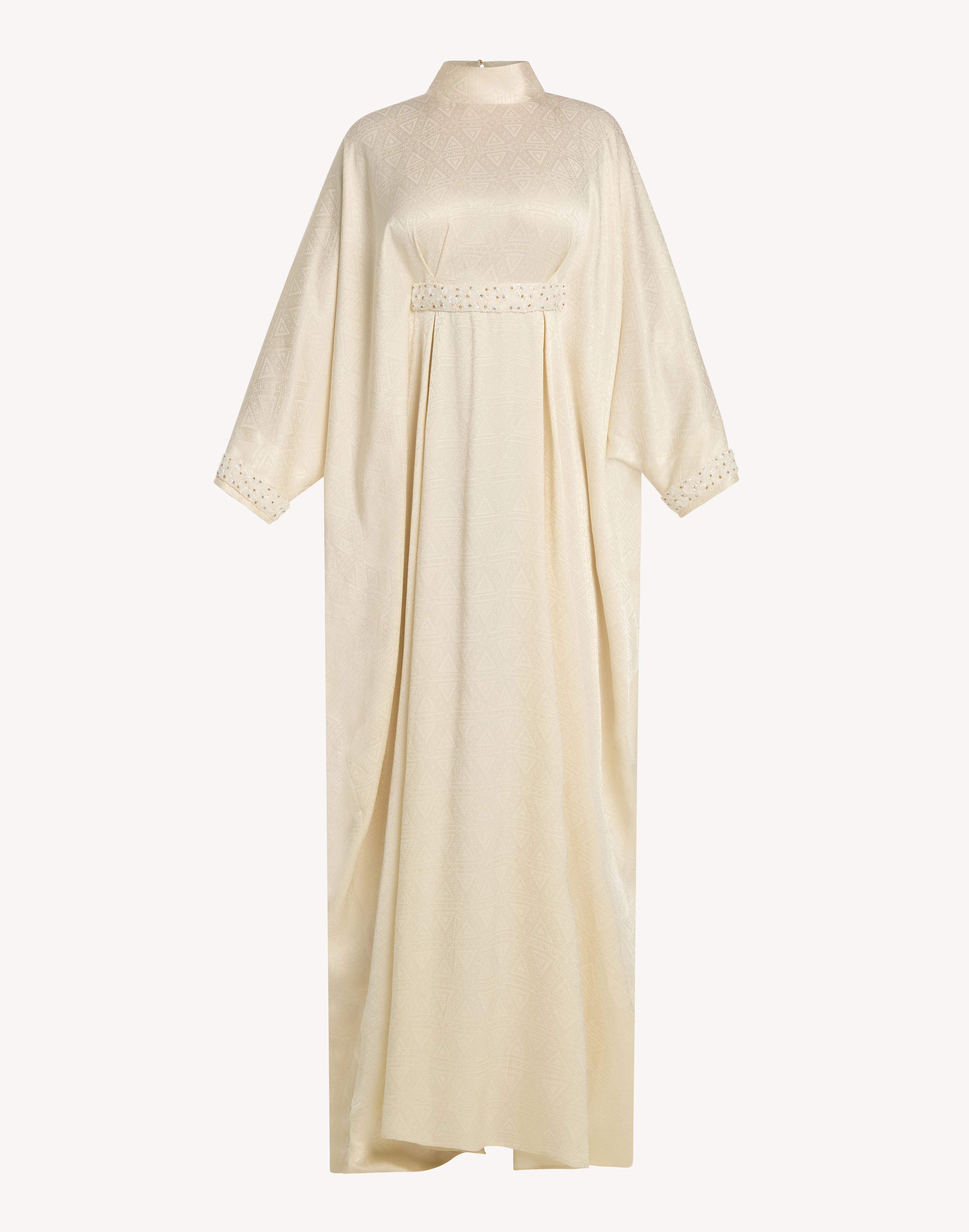 Dune Beaded High-Neck Kaftan