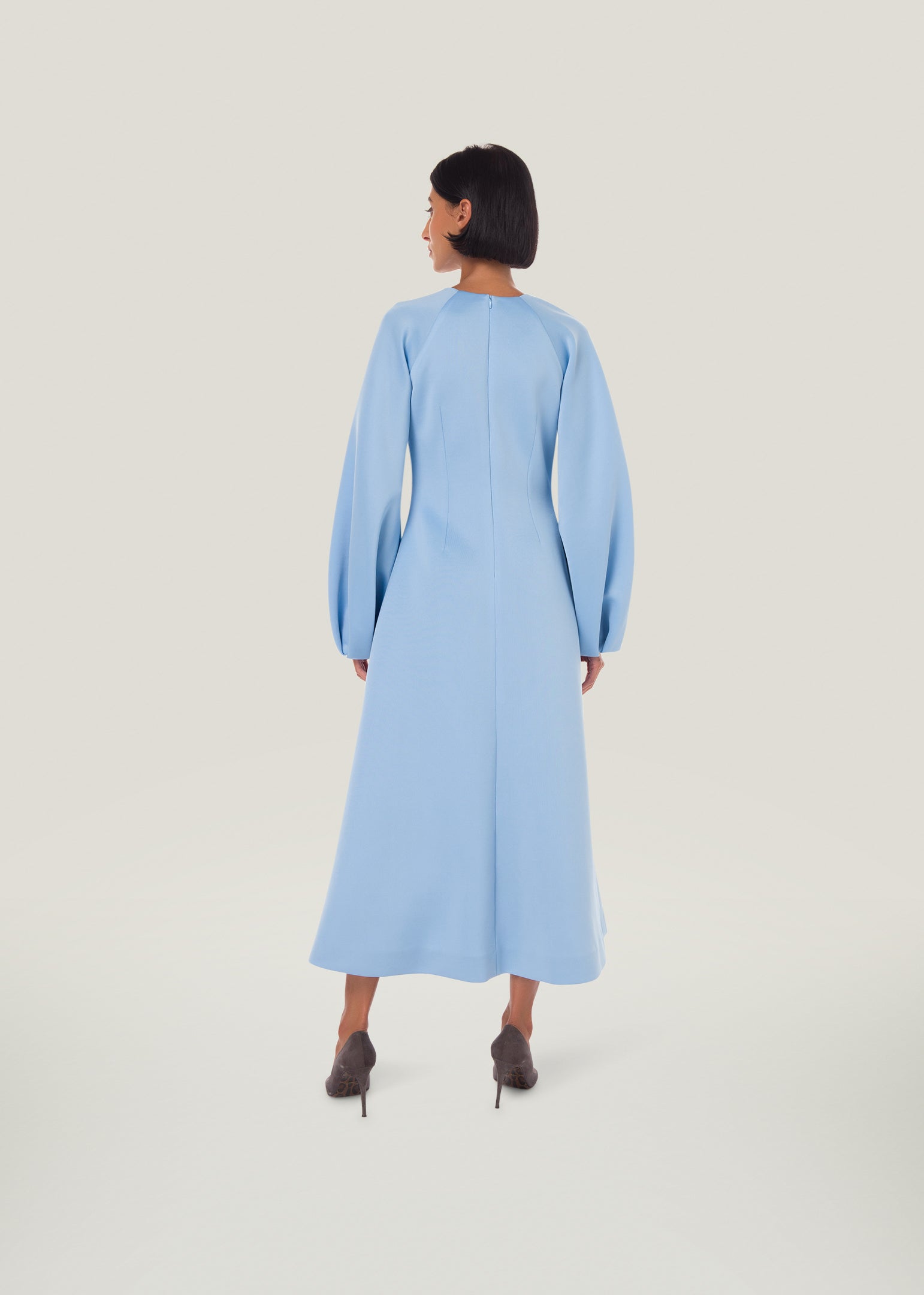 Happie Long Sleeve Midi Dress