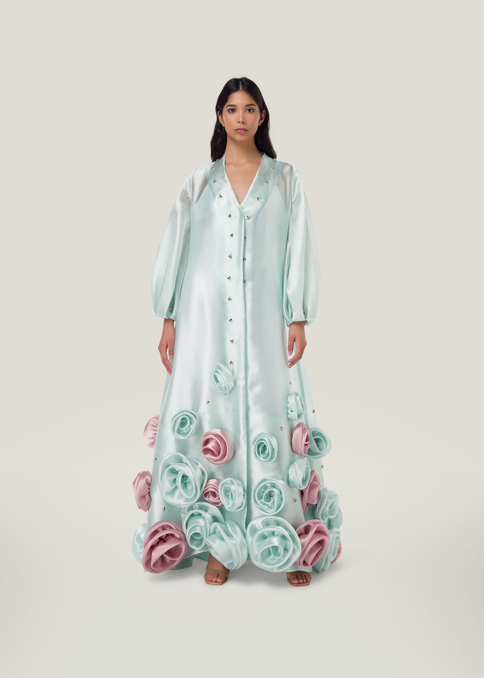 41 Roses Kaftan Mint - Green